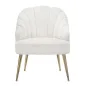 Fotel SHELL Kremowy 65x69x84 cm